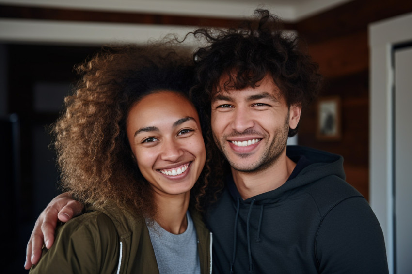 Interracial couple moving in together Interracial couple moving in together