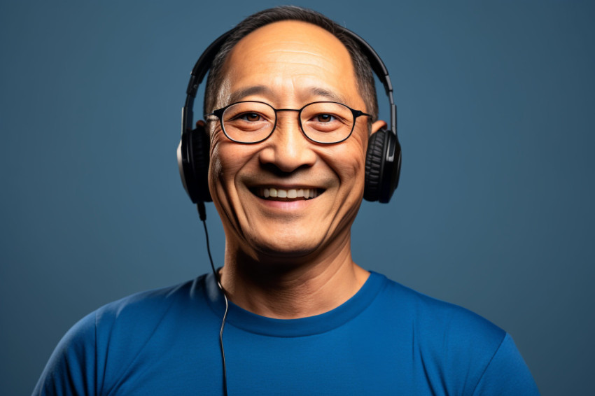Smiling Chinese senior man portrait Smiling Chinese senior man portrait