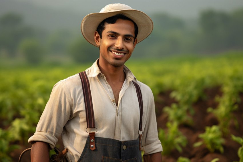 Indian young farmer businessman Indian young farmer businessman
