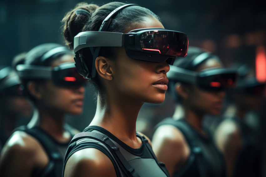 Virtual fitness challenges pushing limits in futuristic workouts