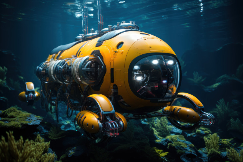 Underwater explorers submersible robots revealing mesmerizing ma Underwater explorers submersible robots revealing mesmerizing ma