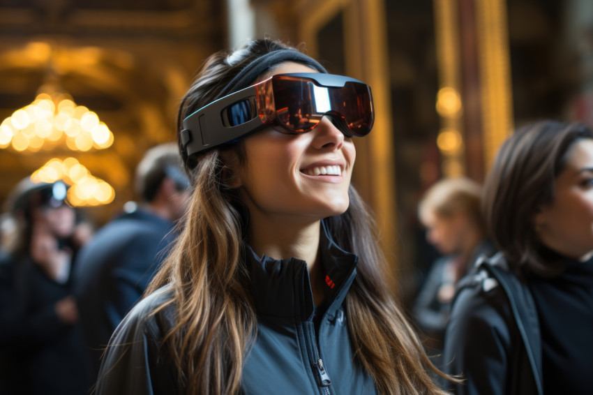 Visitors uncover the past ar glasses at historical sites, futuri