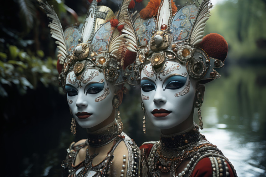 Ancient traditions in contemporary carnival costumes