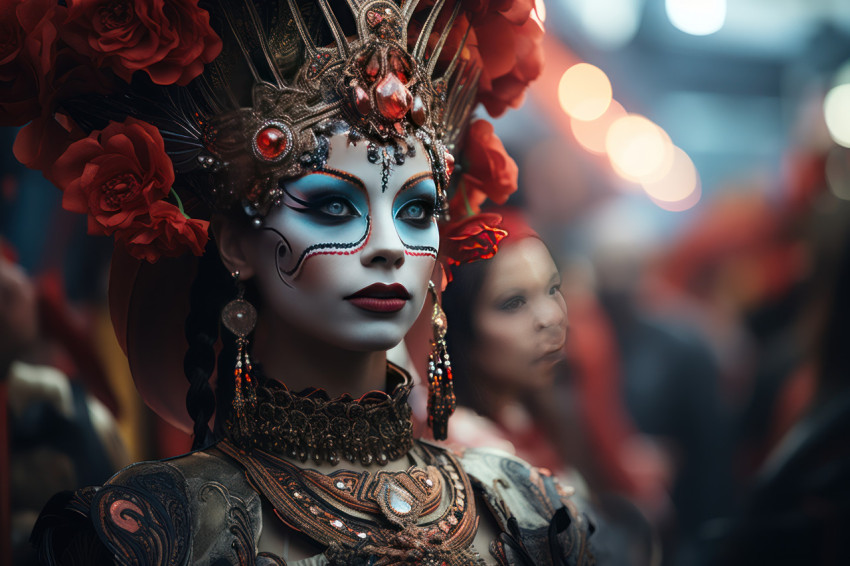 Enigmatic carnival phantoms and specters create mysterious Enigmatic carnival phantoms and specters create mysterious