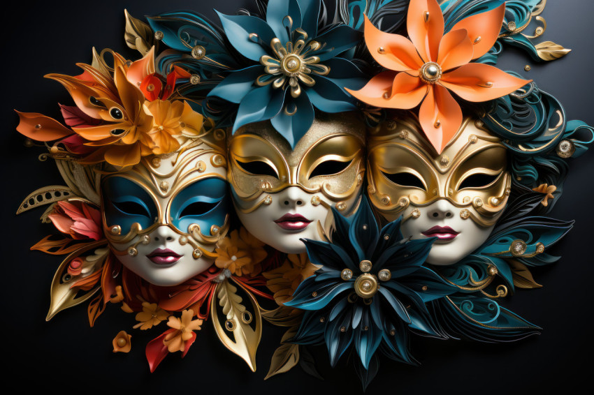 Shadows feathers and jewels define mask stories Shadows feathers and jewels define mask stories