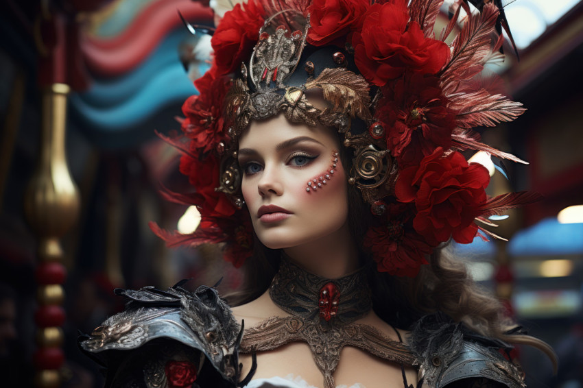 Steam powered carnival fusion victorian elegance amid chaos