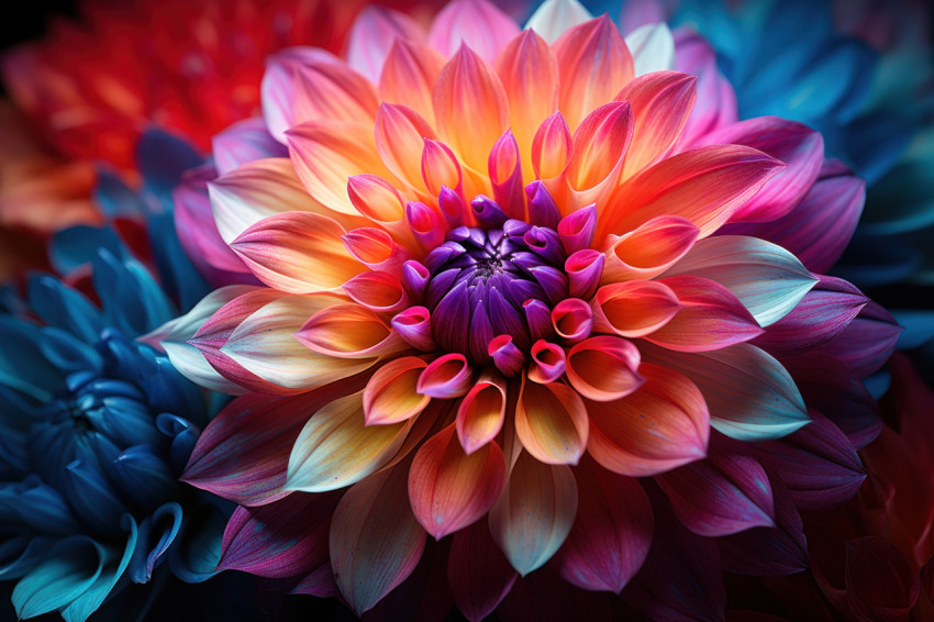Kaleidoscope distortions in psychedelic beauty