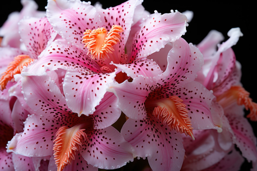 Delicate charm unveiling intricate blooming Delicate charm unveiling intricate blooming