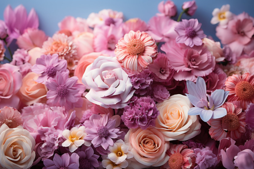 Dreamy petal gradient creating floral magic Dreamy petal gradient creating floral magic