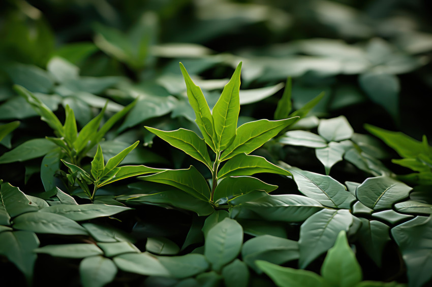 Puzzle pieces formed by green leaves for sustainability Puzzle pieces formed by green leaves for sustainability