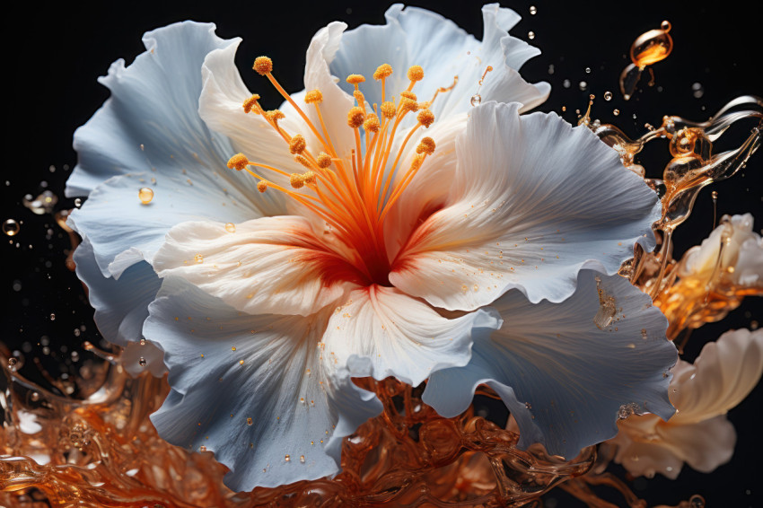 Capturing the swift blossoming of a flower as it responds to environmental shifts Capturing the swift blossoming of a flower as it responds to environmental shifts