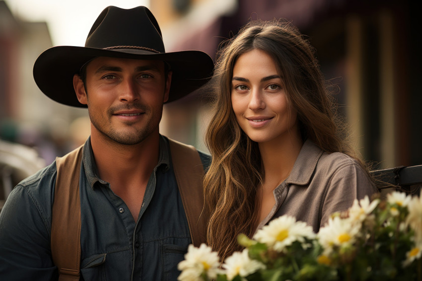 Couple experiences the romance of a historic town tour Couple experiences the romance of a historic town tour