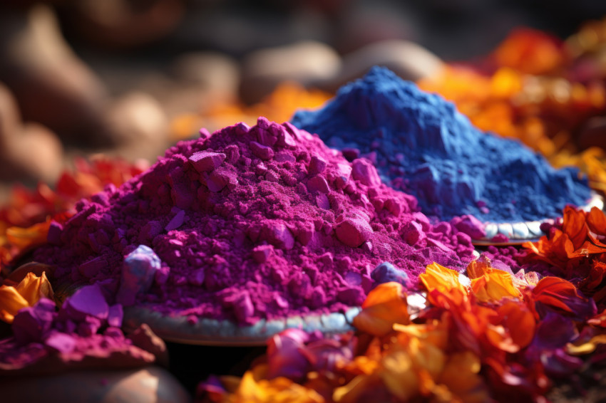 Radiant scattering holi gemstone landscape Radiant scattering holi gemstone landscape
