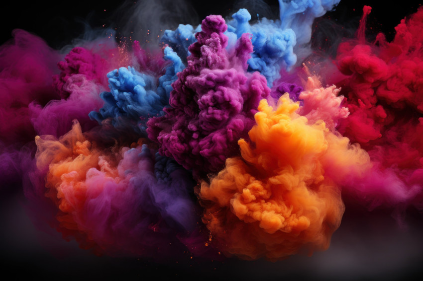 Elevating tradition with enigmatic smoke and vibrant powder