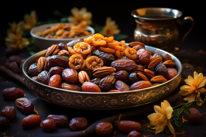 Ramadan dates arranged with beauty and sophistication Ramadan dates arranged with beauty and sophistication