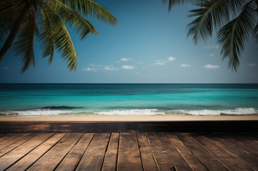 Palm tree silhouette on beach wallpaper Palm tree silhouette on beach wallpaper