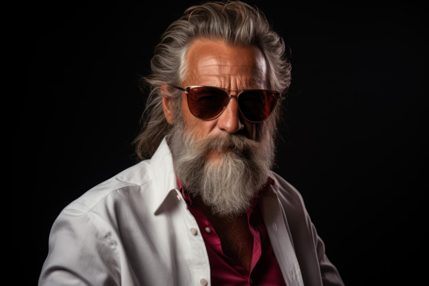 Stylish man in white shirt and shades Stylish man in white shirt and shades