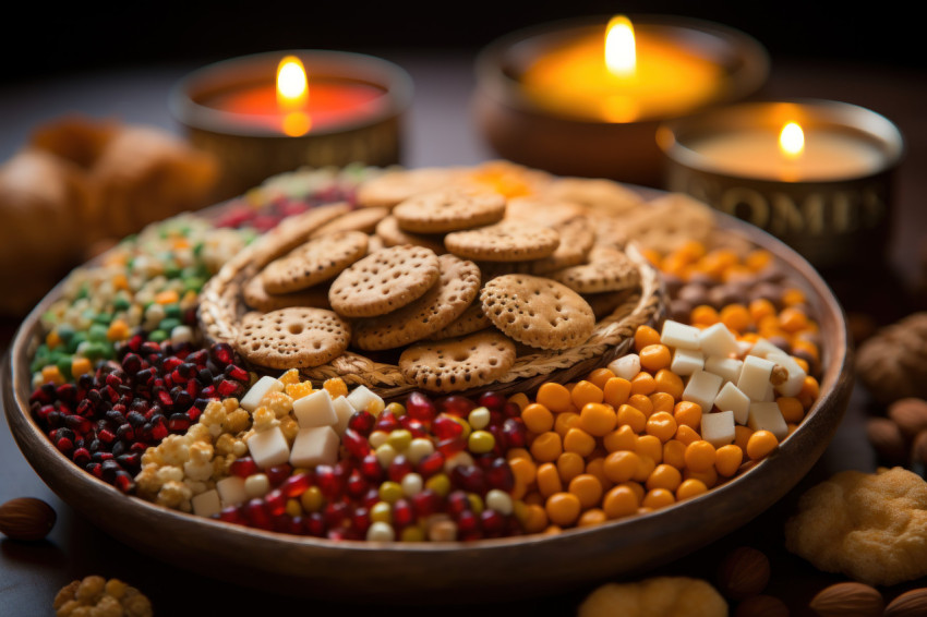 Celebrating lohri with a delightful spread of snacks and sweets Celebrating lohri with a delightful spread of snacks and sweets