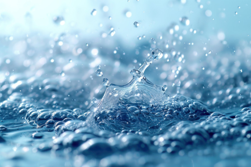 Clear water pouring into a glass refreshing and pure Clear water pouring into a glass refreshing and pure