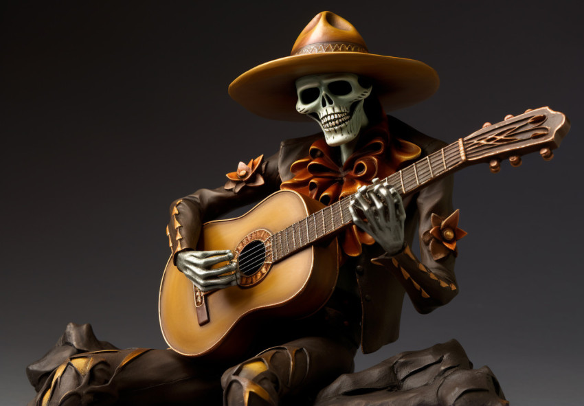 Spooky Skeleton Plays the Guitar Spooky Skeleton Plays the Guitar