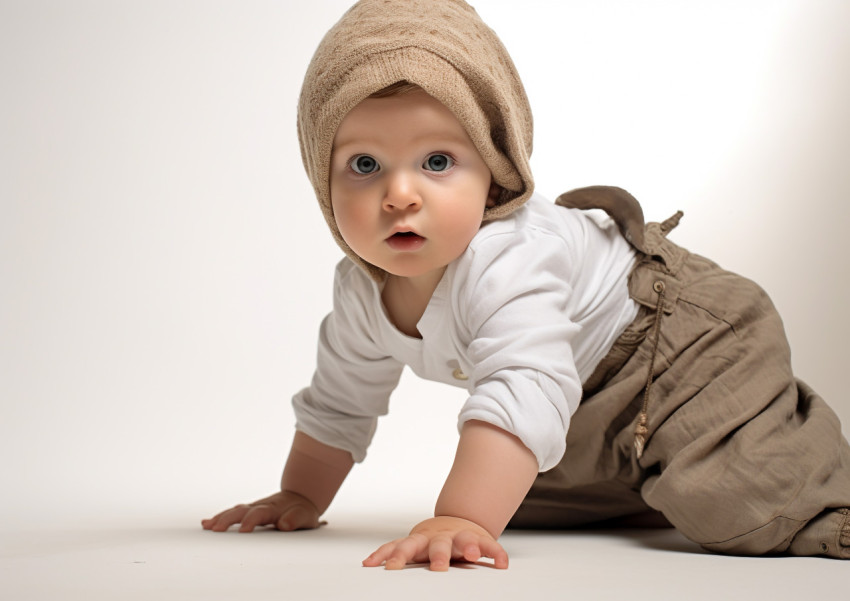 Baby Crawling for the First Time Baby Crawling for the First Time