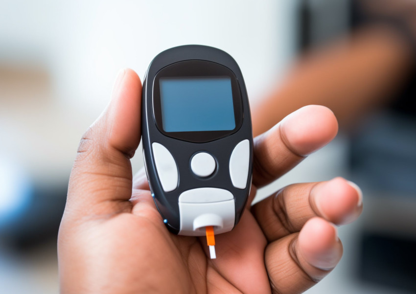 Diabetes patient testing blood sugar levels Diabetes patient testing blood sugar levels, diabetes concept