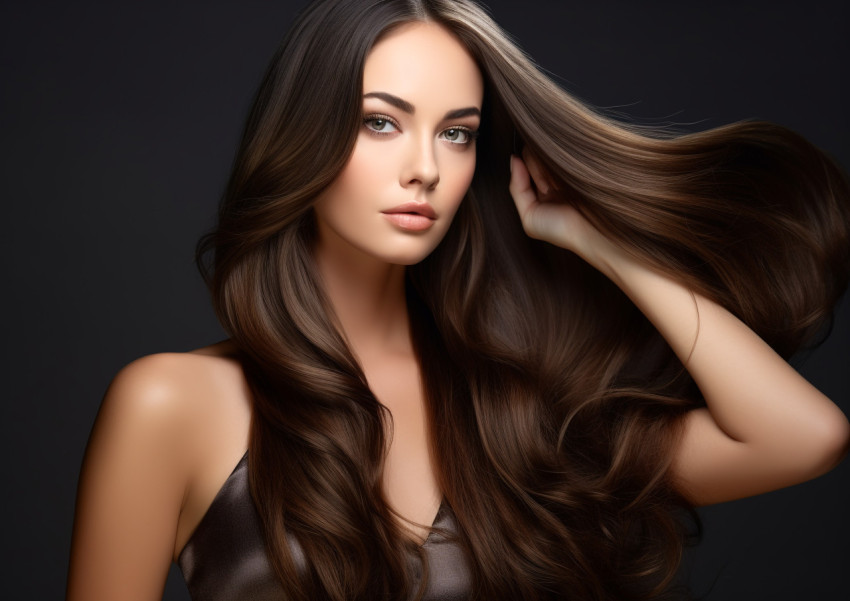 Long Smooth Brunette Hairstyle Long Smooth Brunette Hairstyle
