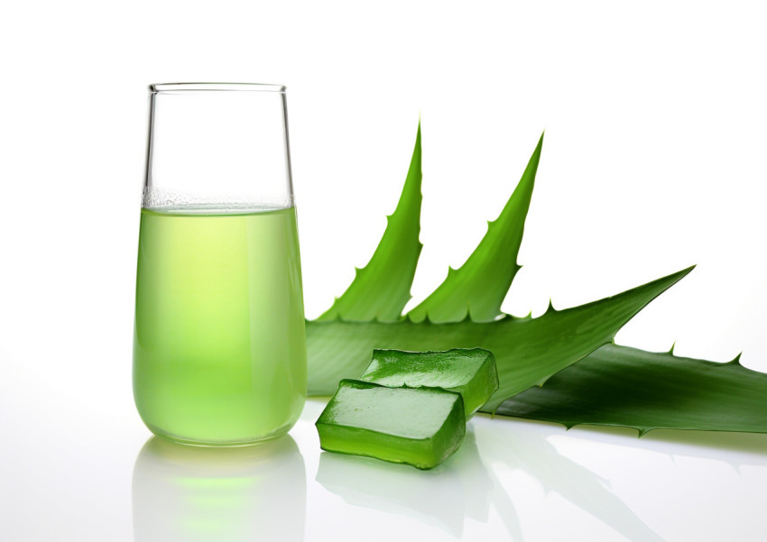 The aloe vera juice with some leaves The aloe vera juice with some leaves, alovera leaf image