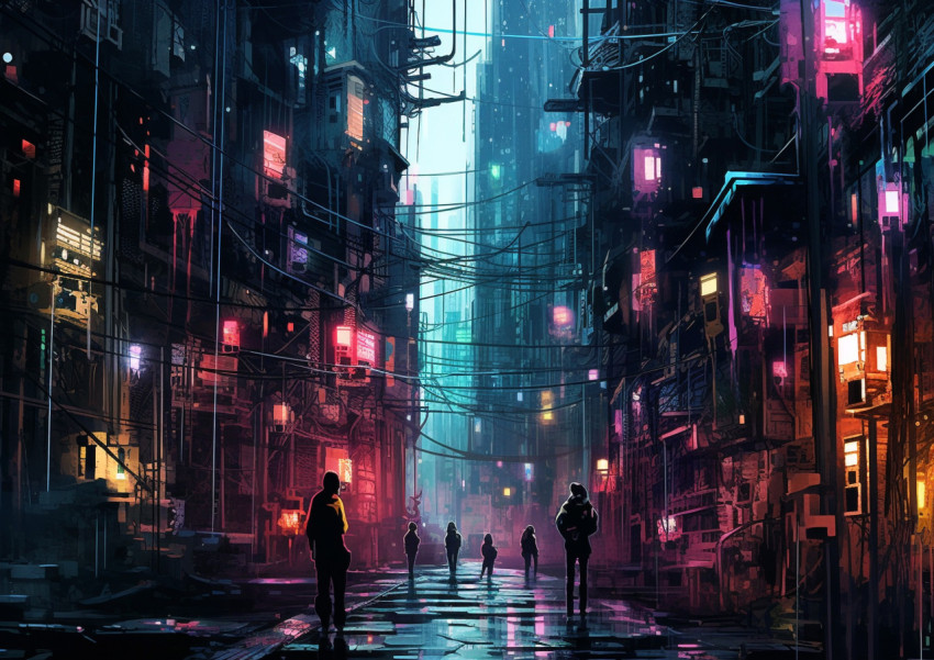 the image looks like a colorful drawing with many lines the image looks like a colorful drawing with many lines