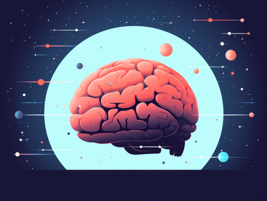 A brain that is being used to control the universe, human brain, A brain that is being used to control the universe, human brain,