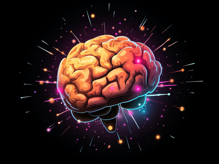 Vector brain and explosion on black background, human brain, cre Get unlimited access to a library of free ai prompts and ai images to help you generate creative ideas.