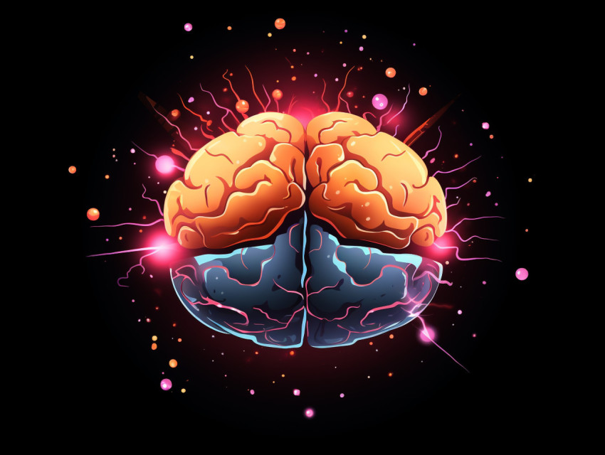 Vector brain and explosion on black background, human brain, cre Get unlimited access to a library of free ai prompts and ai images to help you generate creative ideas.