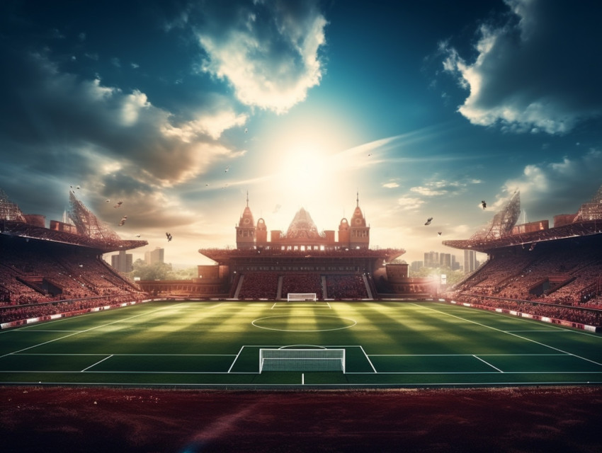 Soccer stadium with fans Soccer stadium with fans, soccer stadium stock photos, soccer stadium stock images free, soccer stadium stock footage