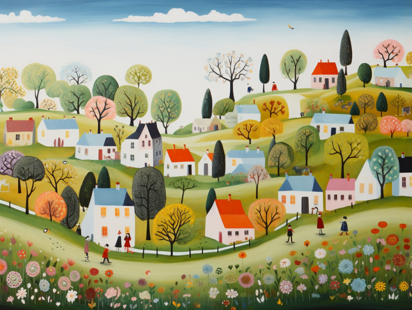 A Naive Art Painting