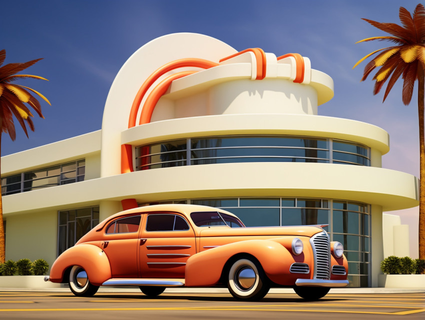 A Streamline Moderne Architecture