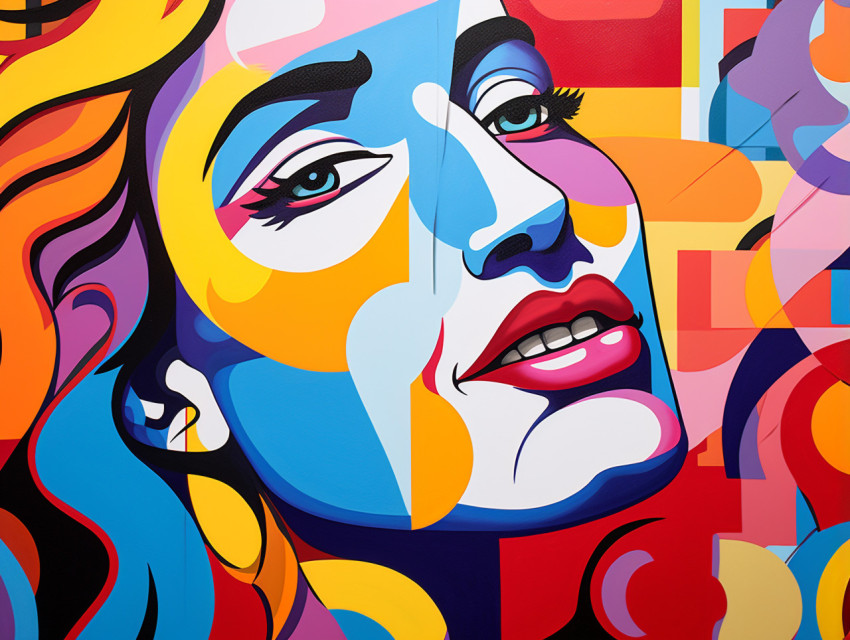 A Woman Pop Art A Woman Pop Art