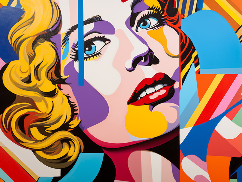 Iconic Pop Art Woman Poster Iconic Pop Art Woman Poster