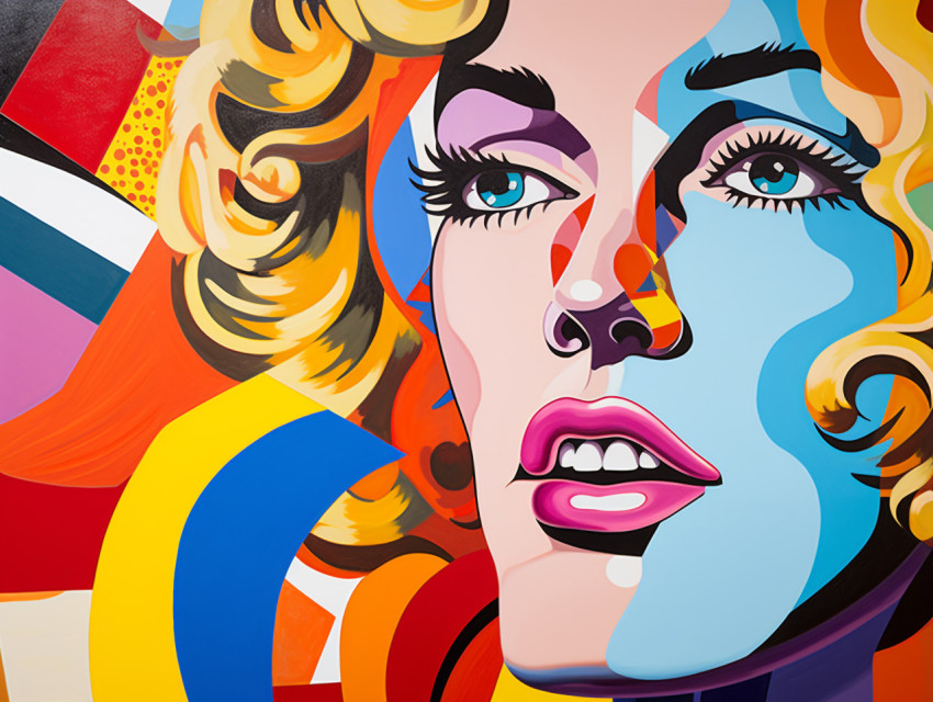 Iconic Pop Art Illustration Iconic Pop Art Illustration
