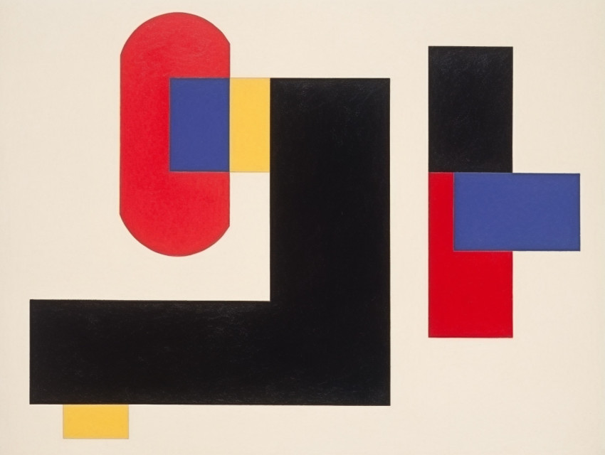 Abstract Suprematism Composition Abstract Suprematism Composition