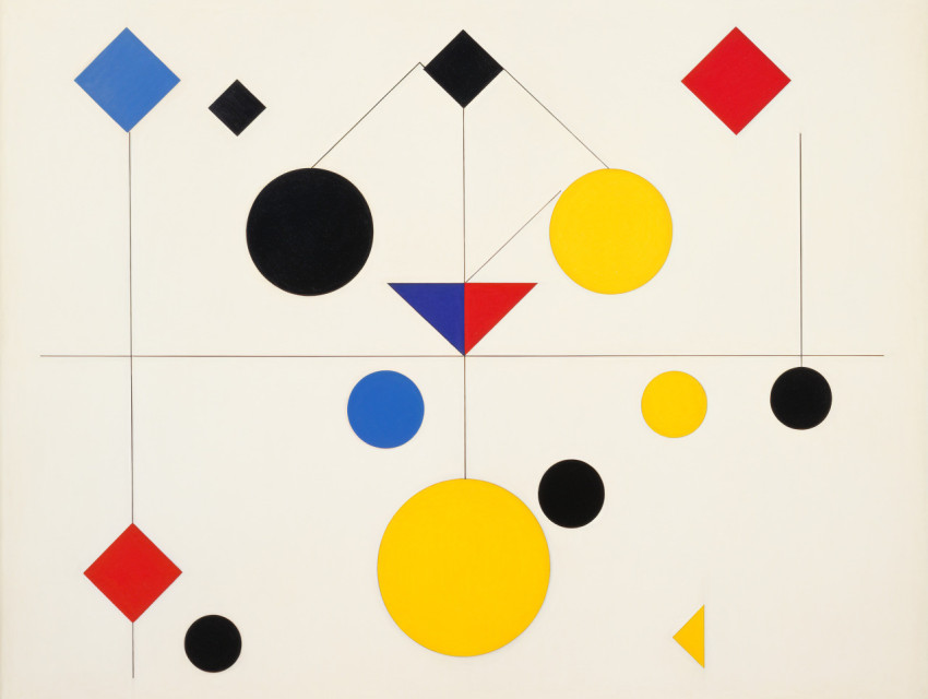 Abstract Suprematism Painting Abstract Suprematism Painting