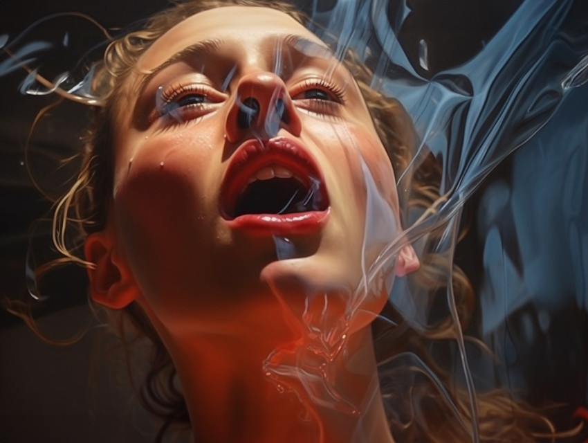 Hyperrealistic painting