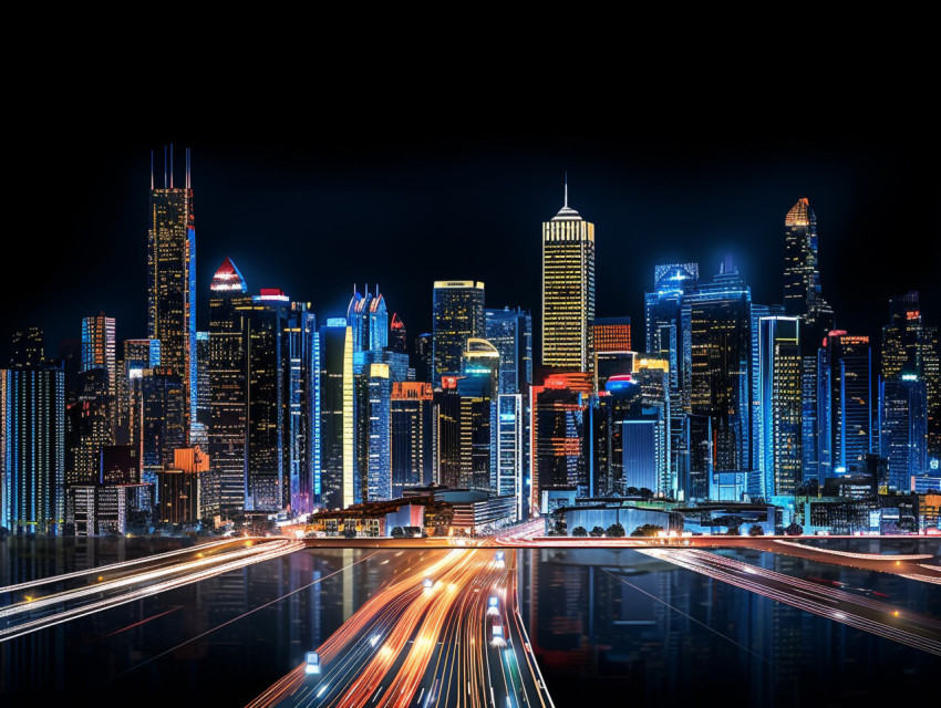 City Lights at Night City Lights at Night