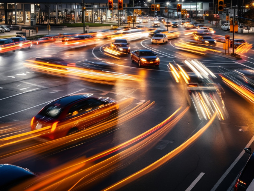 Long Exposure of Traffic