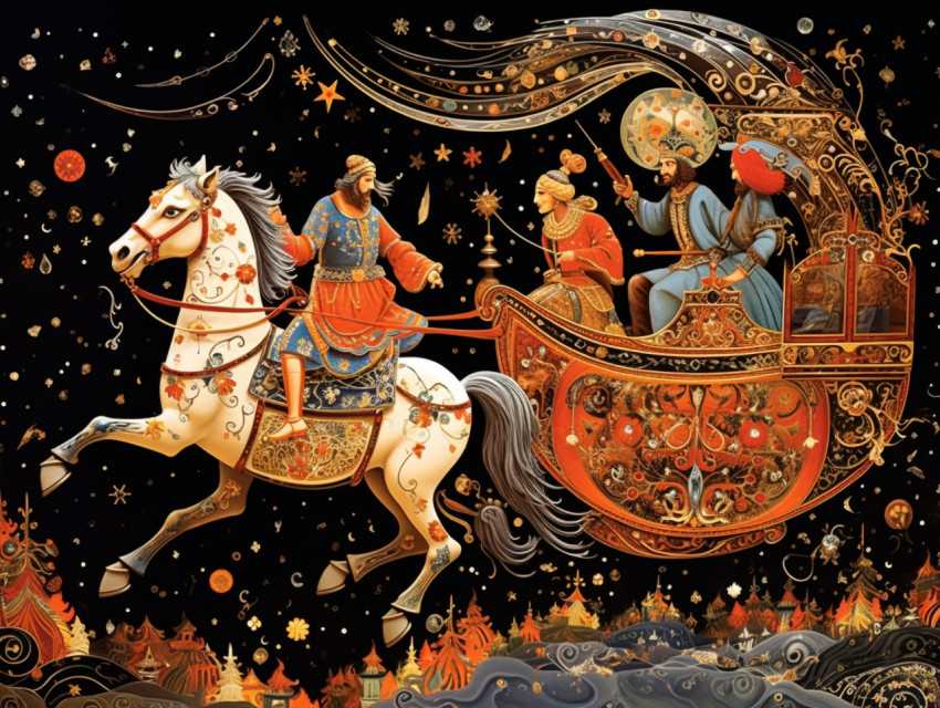 A photo of a palekh craft Get unlimited access to a library of free ai prompts and ai images to help you generate creative ideas.