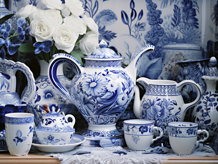 Gzhel pottery