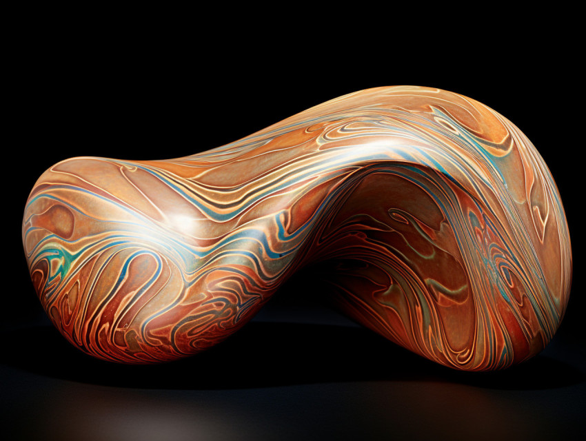 Mokume-gane vase