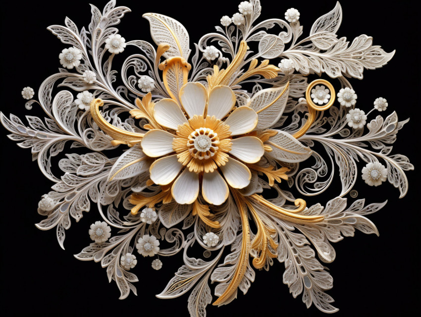 Filigree earrings