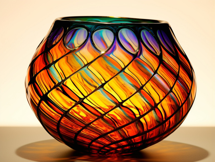 Graal glass vase
