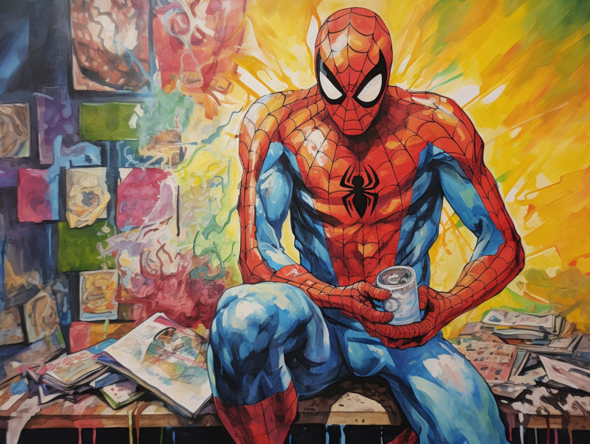 Comic book hero Comic book hero