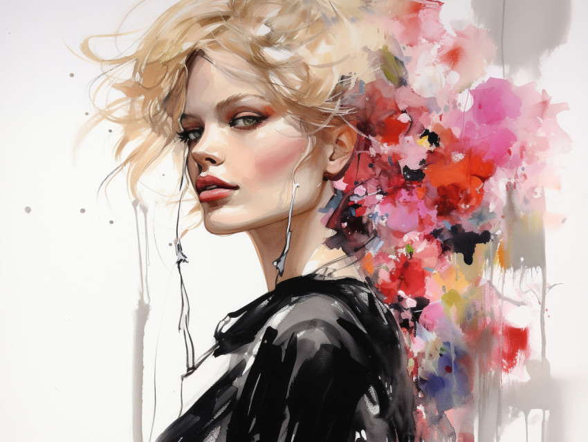 Fashion illustration pose Fashion illustration pose